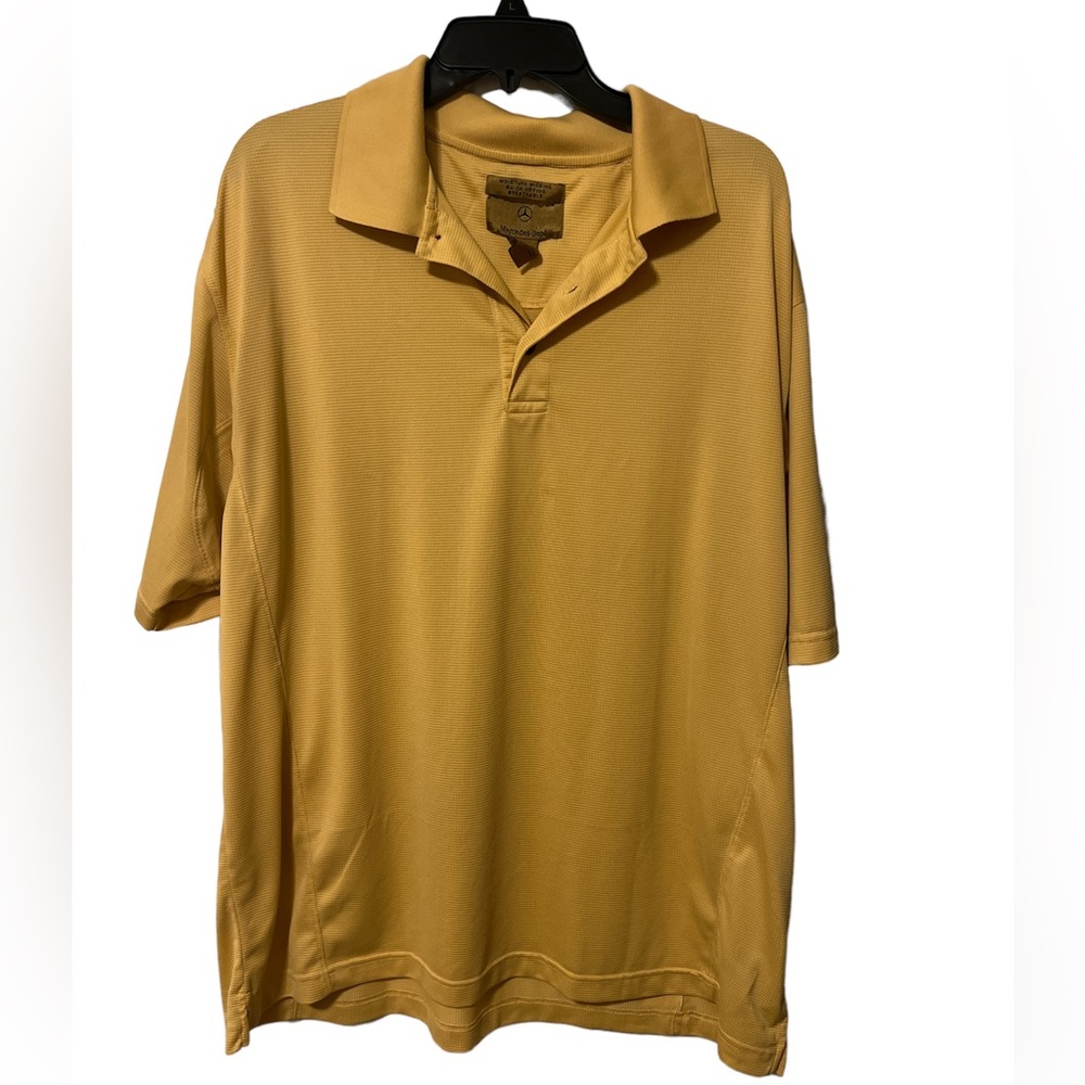 Men’s Mercedes Benz Gold Polo